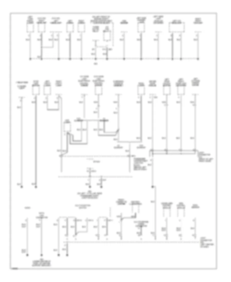 Электросхема подключение массы заземления (1 из 4) для Hyundai XG350 2004