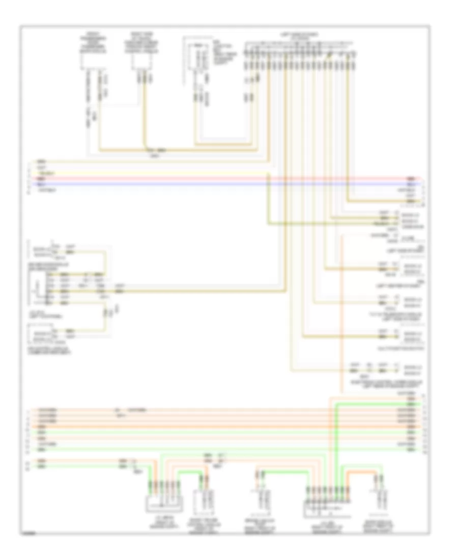 Электросхема линии передачи данных CAN (2 из 3) для Hyundai Genesis 5.0 R-Spec 2014