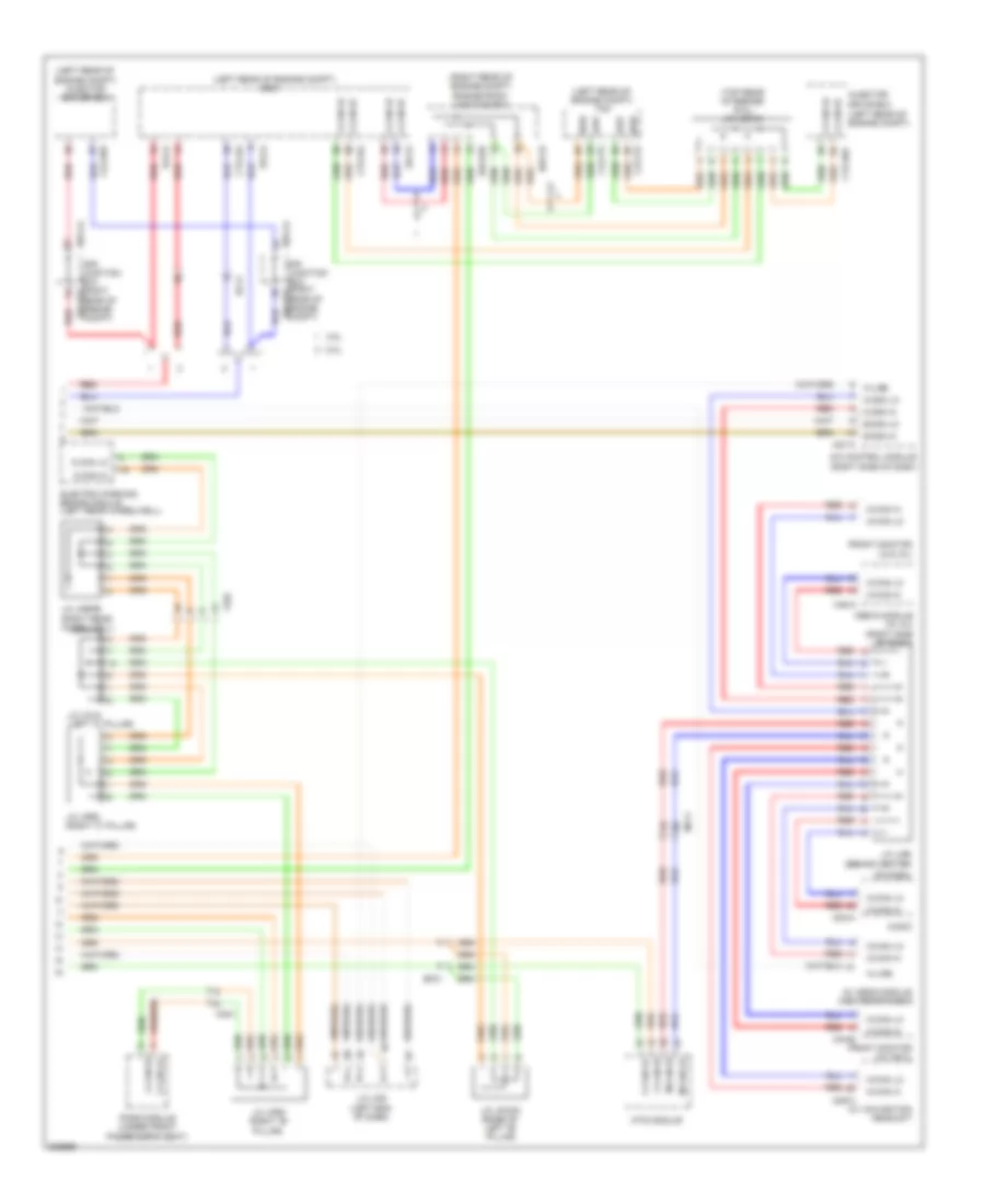 Электросхема линии передачи данных CAN (3 из 3) для Hyundai Genesis 5.0 R-Spec 2014