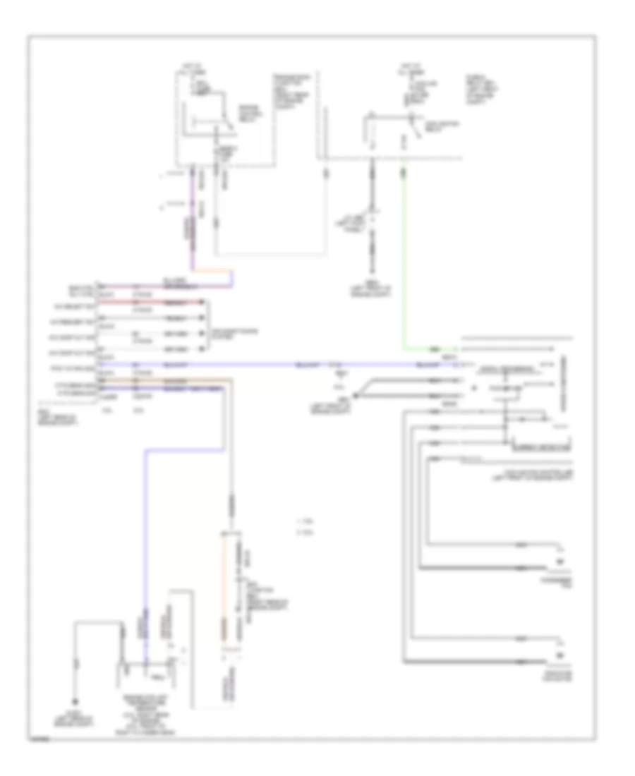 Электросхема системы охлаждения для Hyundai Genesis 5.0 R-Spec 2014