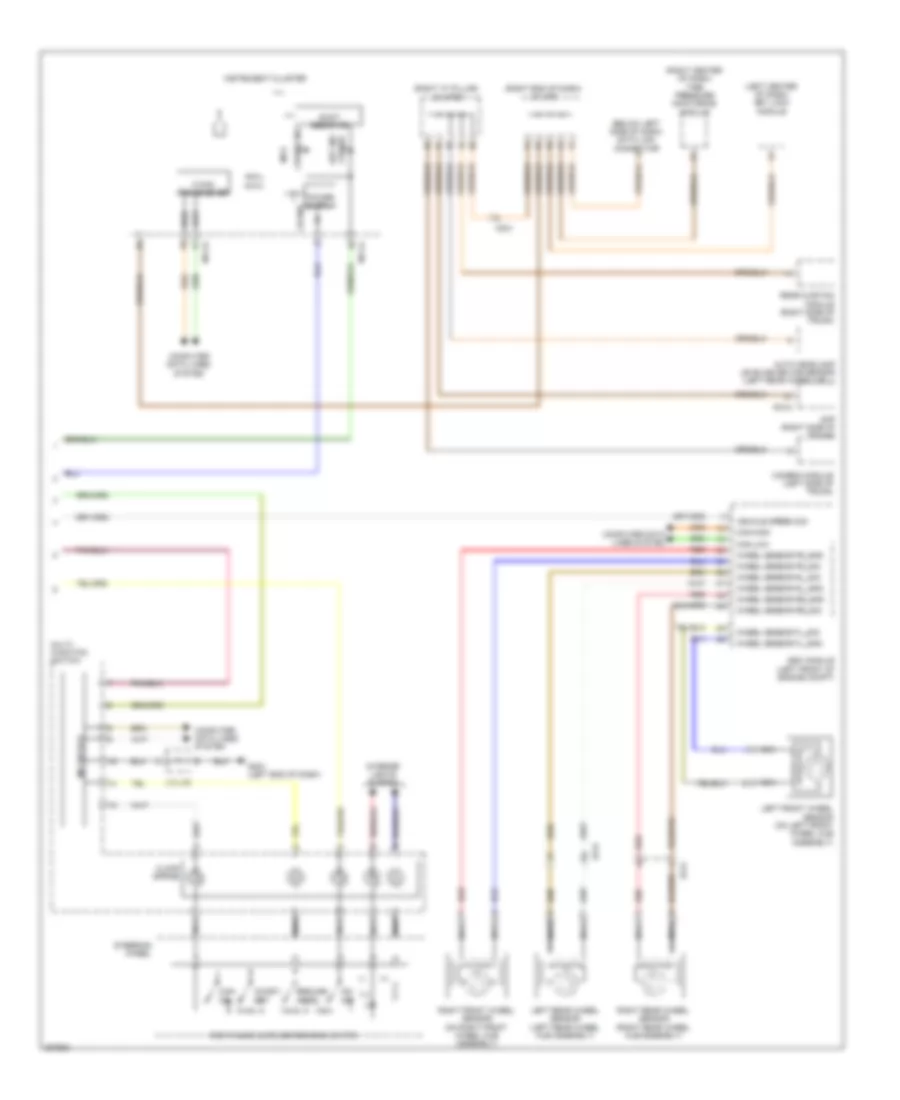 5.0L, Электросхема системы круизконтроля, С SCC (2 из 2) для Hyundai Genesis 5.0 R-Spec 2014