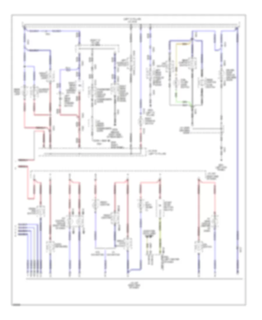 Электросхема подсветки приборов (2 из 2) для Hyundai Genesis 5.0 R-Spec 2014
