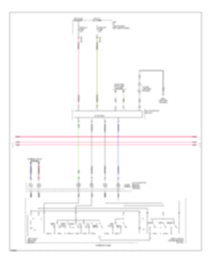 Электросхема информационной мультимедии водителя (3 из 4) для Hyundai Genesis 5.0 R-Spec 2014