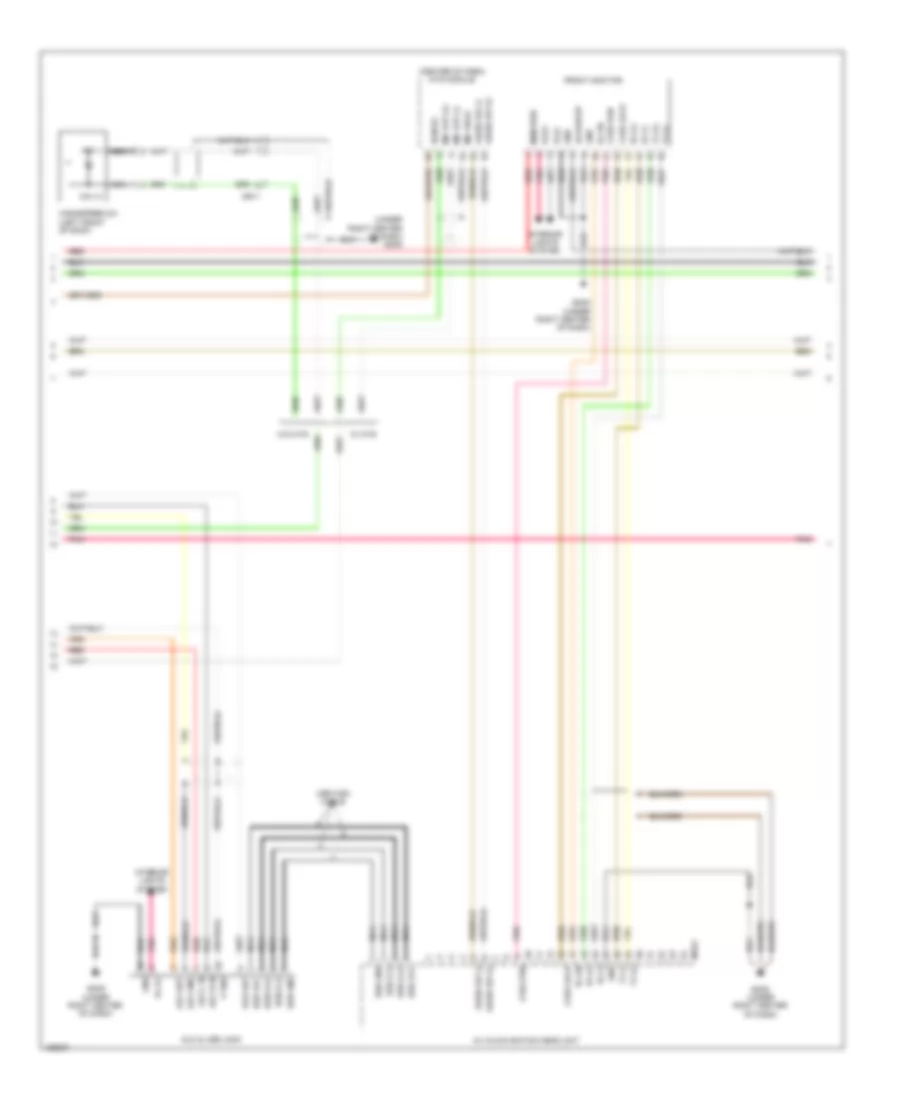 Radio Wiring Diagram, withNavigation & withУсилитель JBL (2 из 3) для Hyundai Genesis Coupe 2.0T Premium 2014