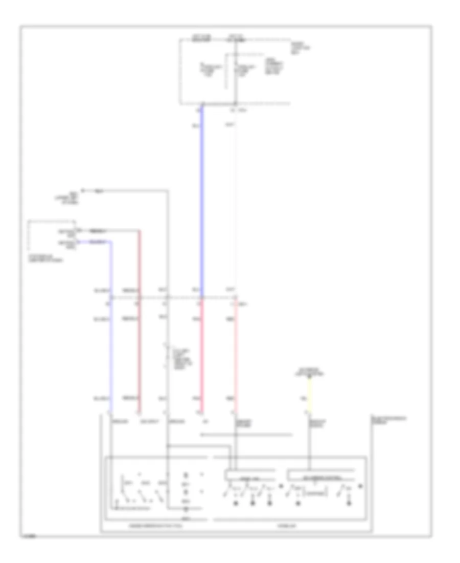Electrochromic Mirror Wiring Diagram, withTMU & Home Link для Hyundai Genesis Coupe 3.8 R-Spec 2014
