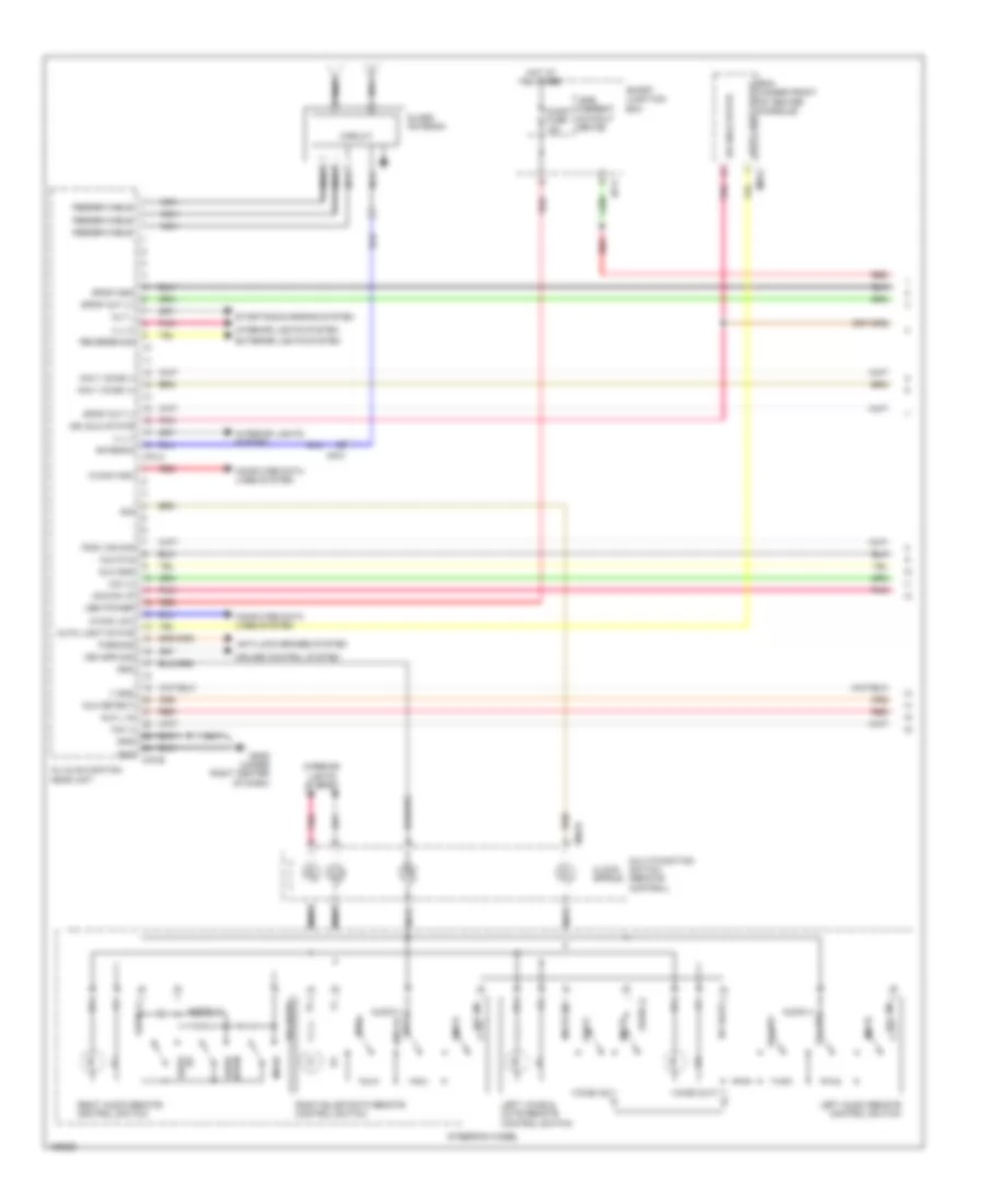 Radio Wiring Diagram, withNavigation & withУсилитель JBL (1 из 3) для Hyundai Genesis Coupe 3.8 R-Spec 2014
