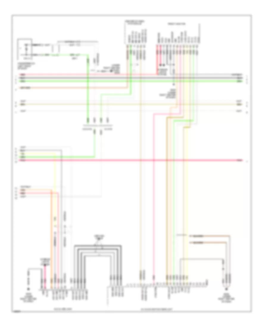 Radio Wiring Diagram, withNavigation & withУсилитель JBL (2 из 3) для Hyundai Genesis Coupe 3.8 R-Spec 2014