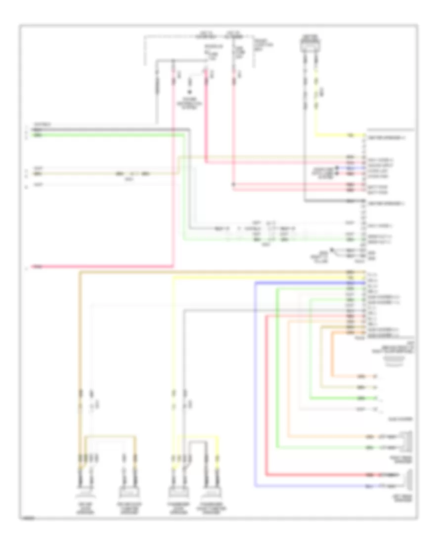 Radio Wiring Diagram, withNavigation & withУсилитель JBL (3 из 3) для Hyundai Genesis Coupe 3.8 R-Spec 2014