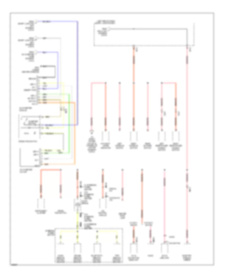Электросхема блока предохранителей и реле (8 из 8) для Hyundai Santa Fe GLS 2014