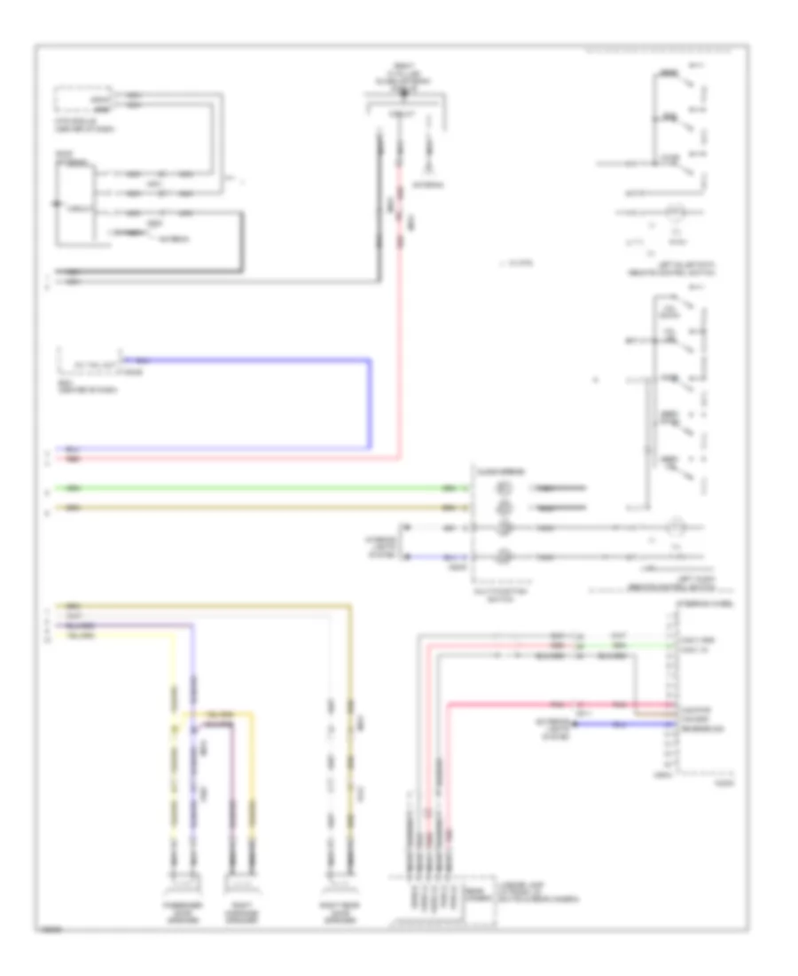 Radio Wiring Diagram, Except Hybrid without Navigation without Standard Amplifier & JBL Усилитель (2 из 2) для Hyundai Sonata Hybrid 2014