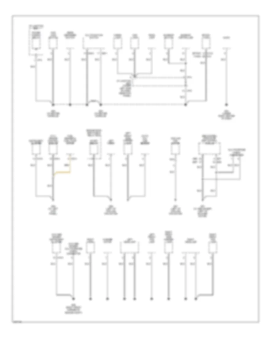 Электросхема подключение массы заземления (2 из 4) для Hyundai Tucson GL 2005