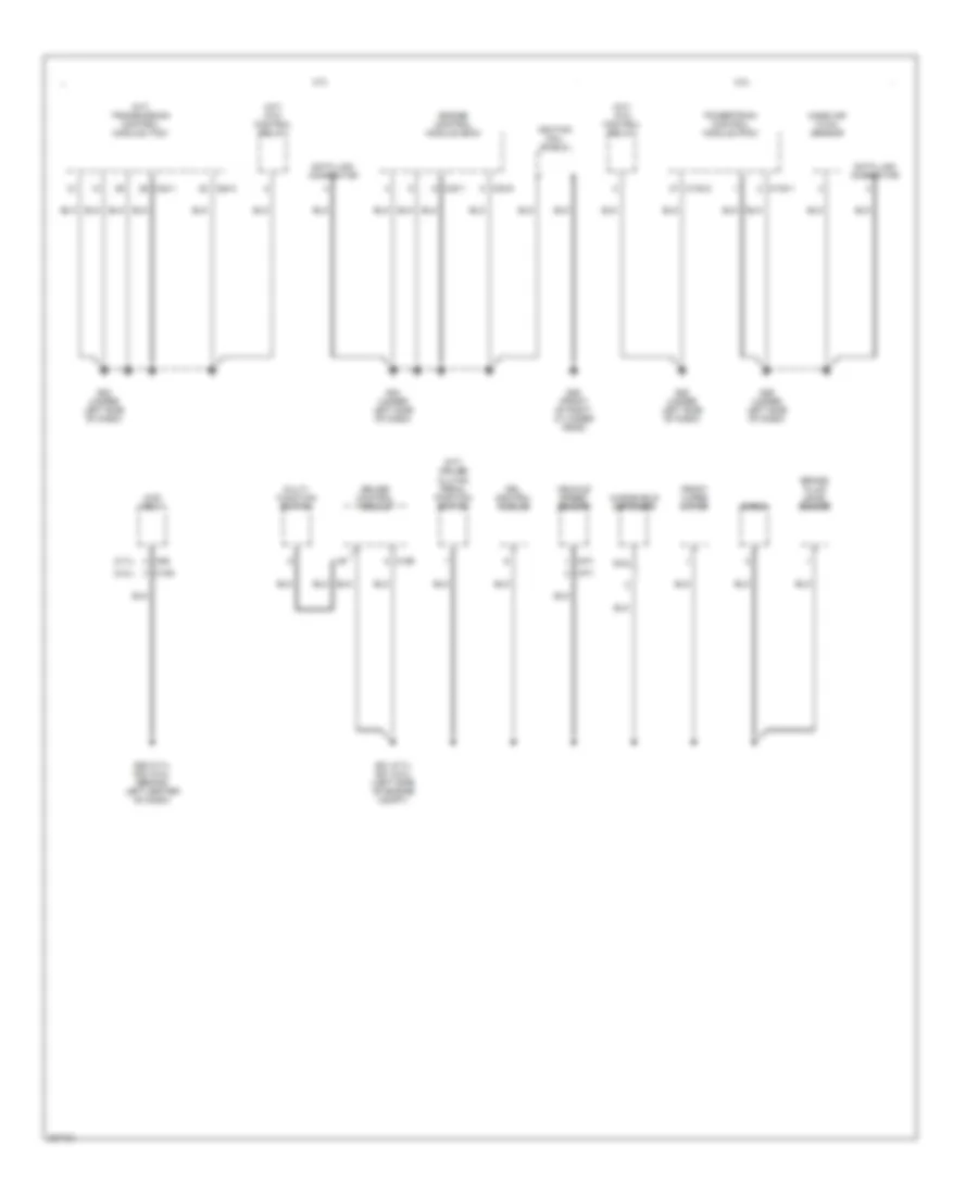 Электросхема подключение массы заземления (4 из 4) для Hyundai Tucson GL 2005