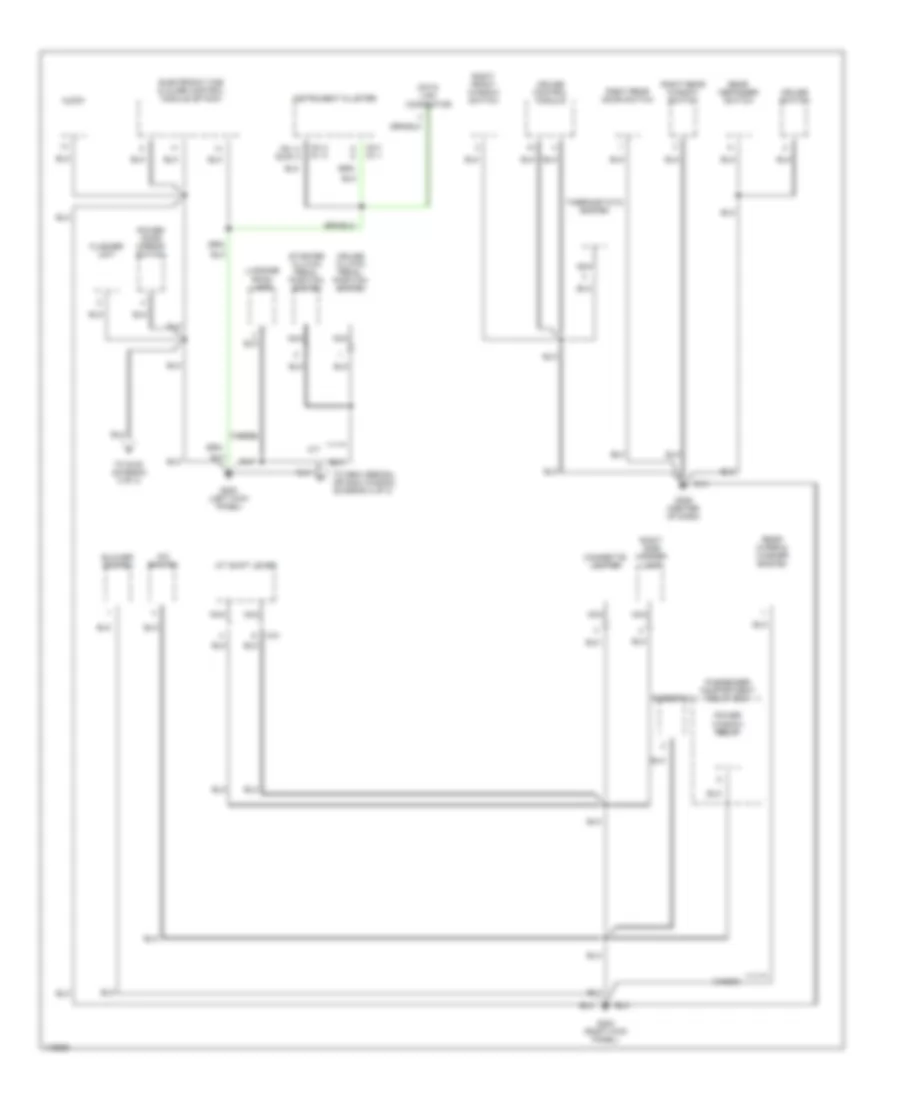 Электросхема подключение массы заземления (1 из 3) для Hyundai Elantra GL 1999