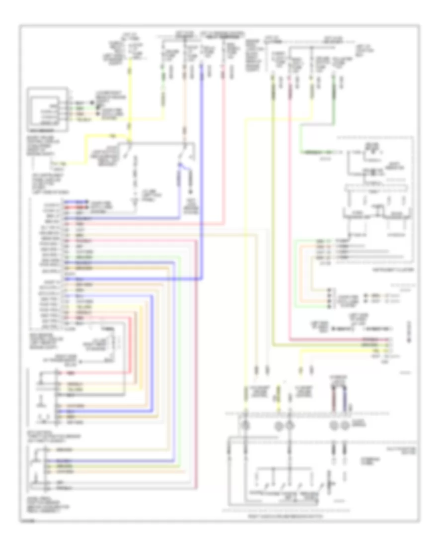 3.8L, Электросхема системы круизконтроля для Hyundai Genesis 4.6 2009