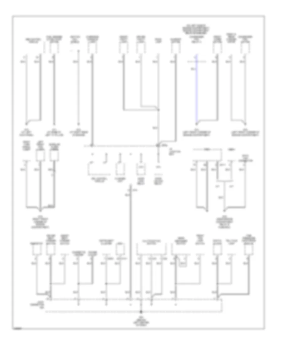 Электросхема подключение массы заземления (2 из 3) для Hyundai Accent GLS 2006
