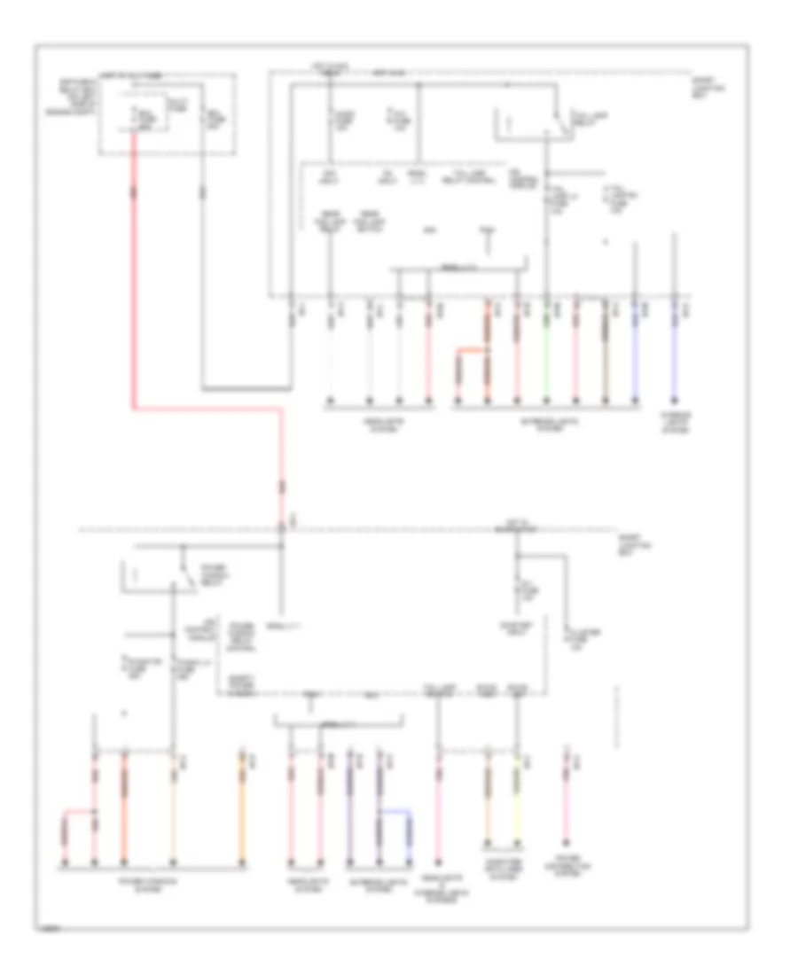 Электросхема блоков управления кузовом (1 из 3) для Hyundai Veloster Turbo 2014