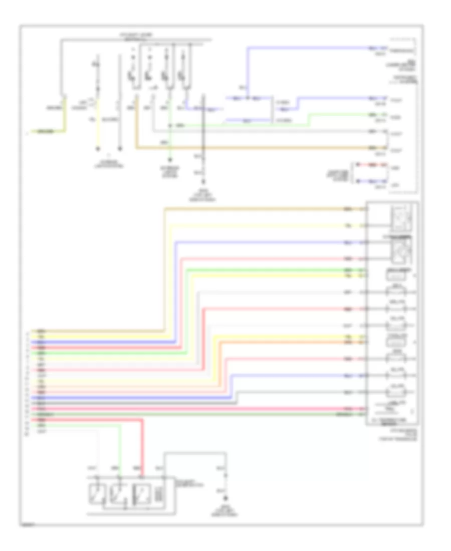Электросхема коробки передач АКПП (2 из 2) для Hyundai Accent GLS 2012