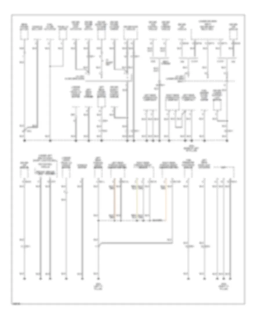 Электросхема подключение массы заземления (4 из 5) для Hyundai Azera 2012