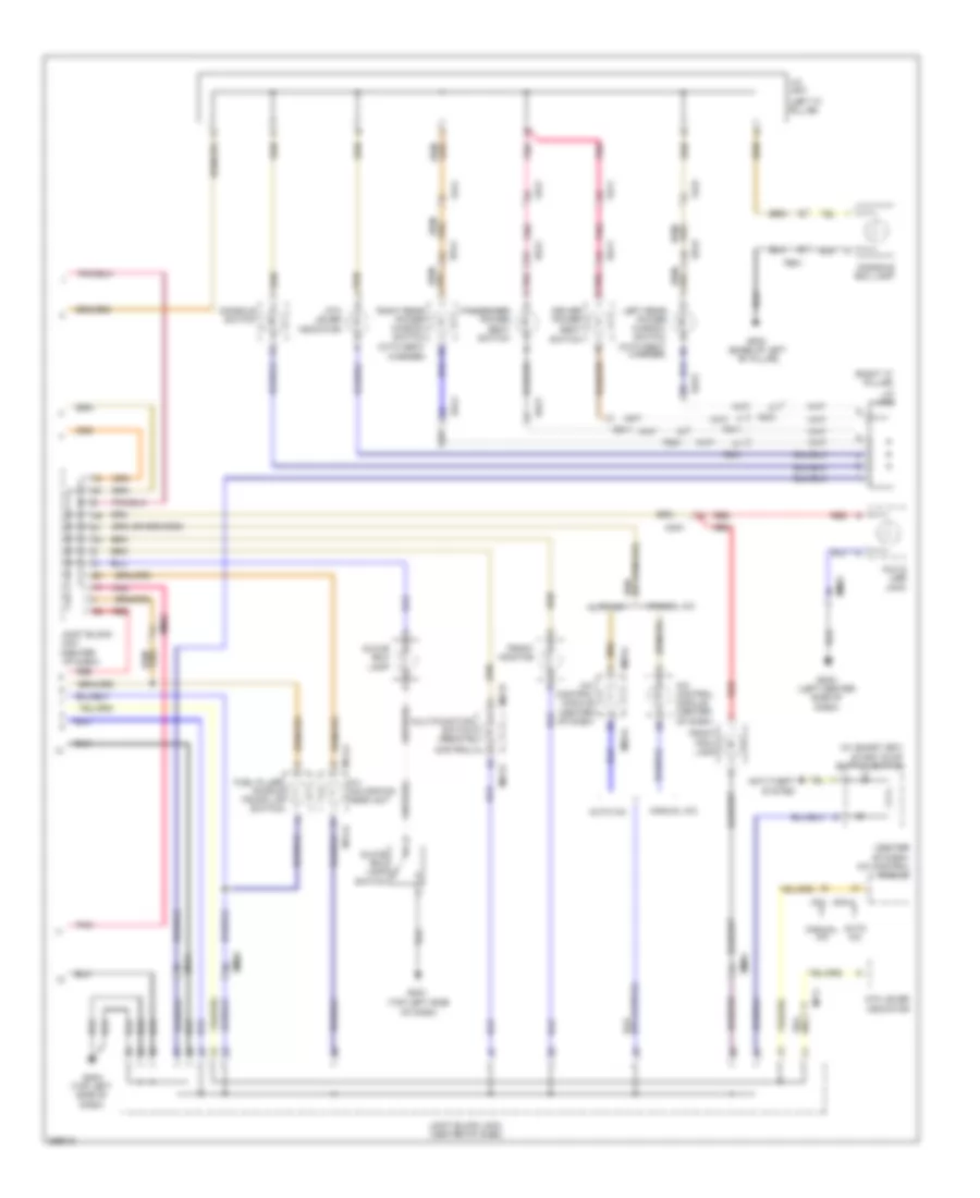 Электросхема подсветки приборов (2 из 2) для Hyundai Azera 2012