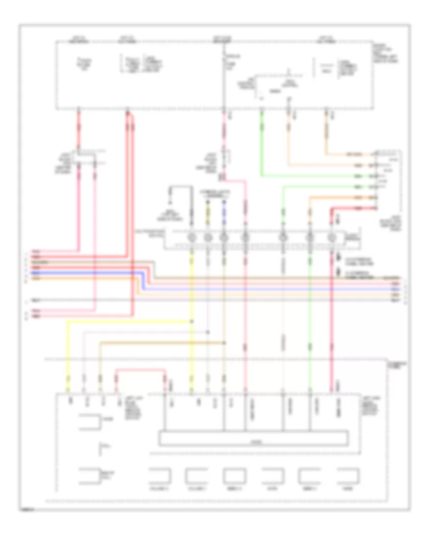 Электросхема магнитолы (3 из 4) для Hyundai Azera 2012
