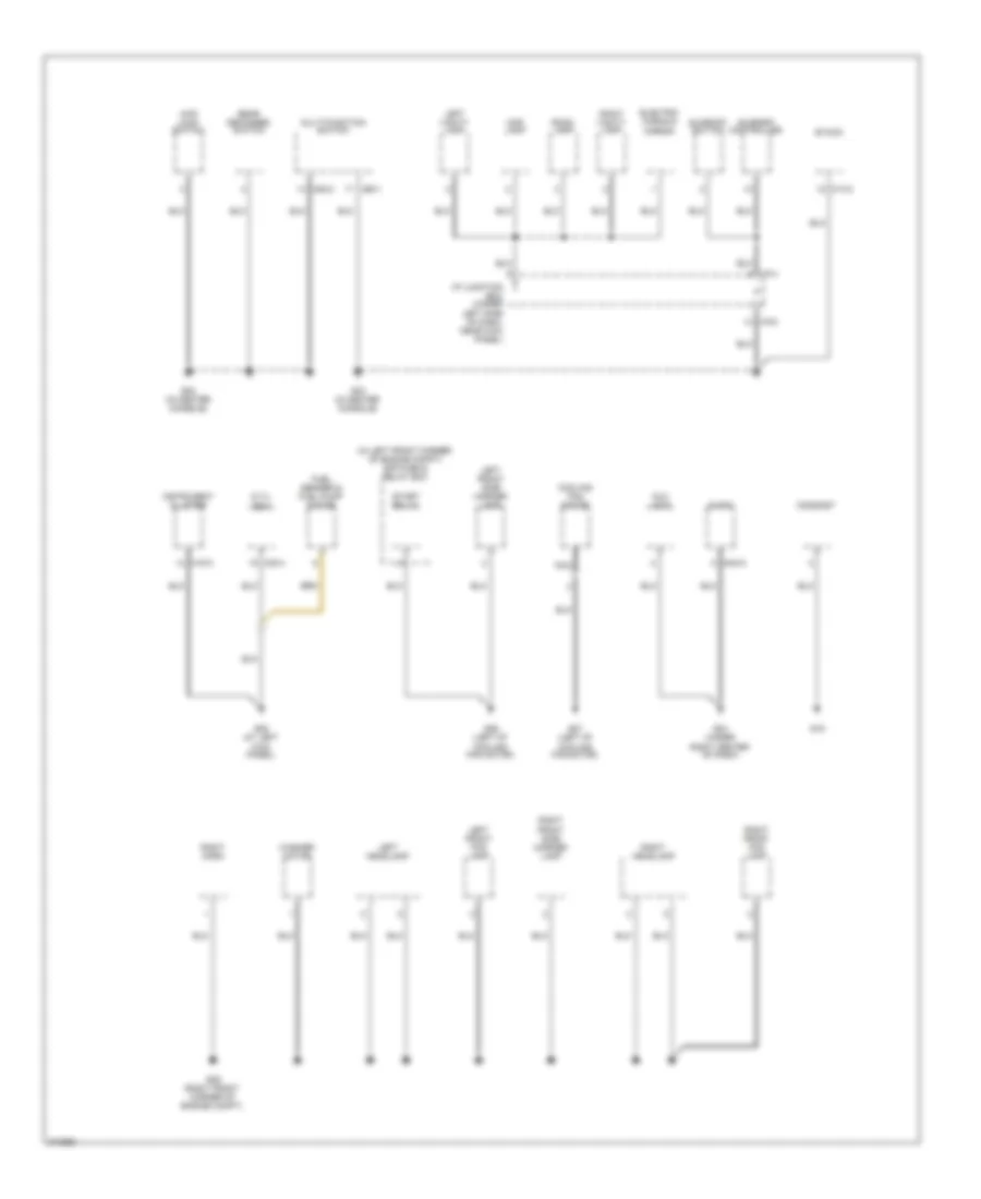 Электросхема подключение массы заземления (2 из 4) для Hyundai Tucson Limited 2009