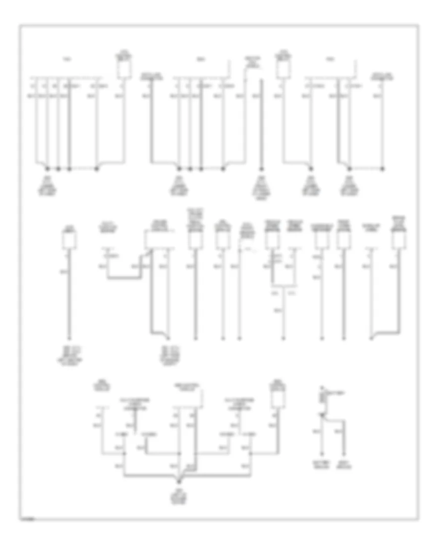 Электросхема подключение массы заземления (4 из 4) для Hyundai Tucson Limited 2009
