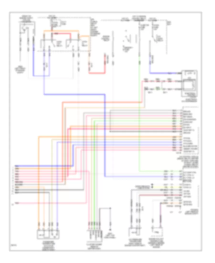 Электросхема кондиционера (2 из 2) для Hyundai Elantra Limited 2012