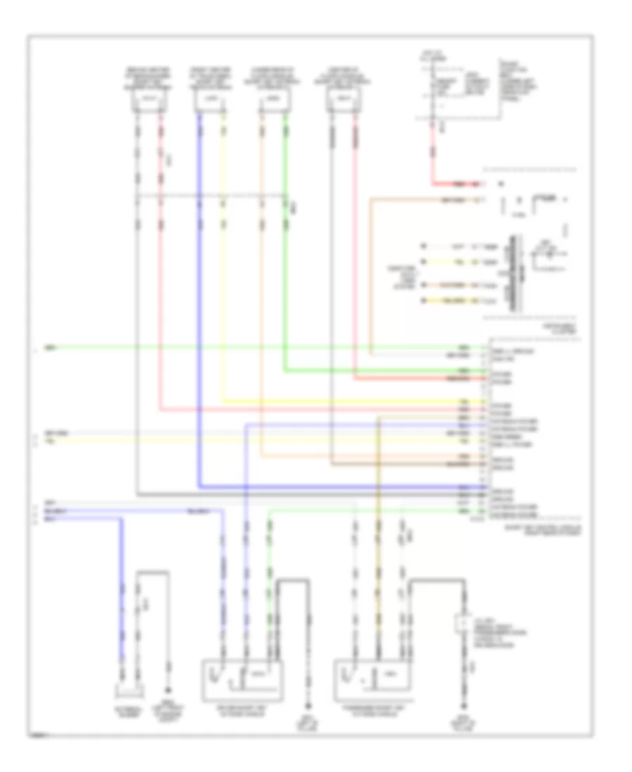 Электросхема иммобилайзера, С Система безключевого доступа (3 из 3) для Hyundai Elantra Limited 2012