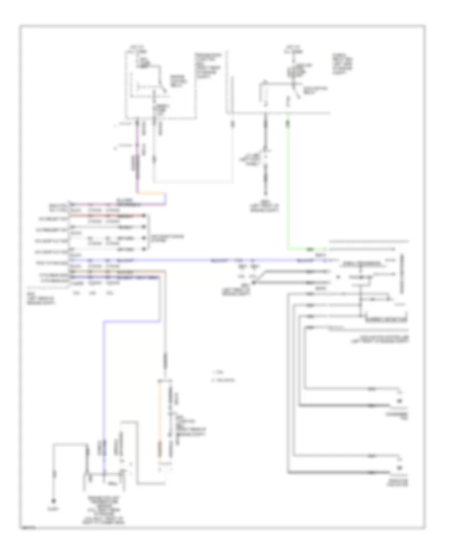 Электросхема системы охлаждения для Hyundai Genesis 4.6 2012