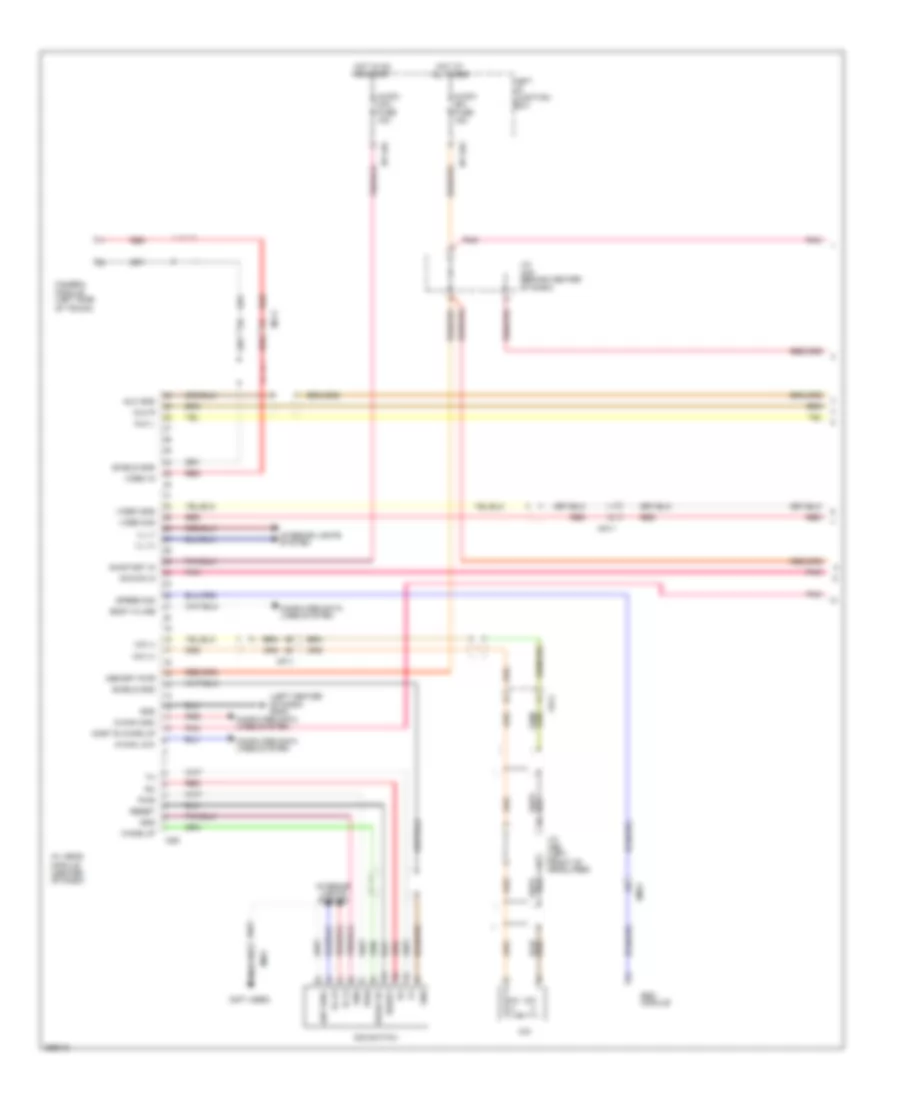 Электросхема информационной мультимедии водителя (1 из 4) для Hyundai Genesis 4.6 2012