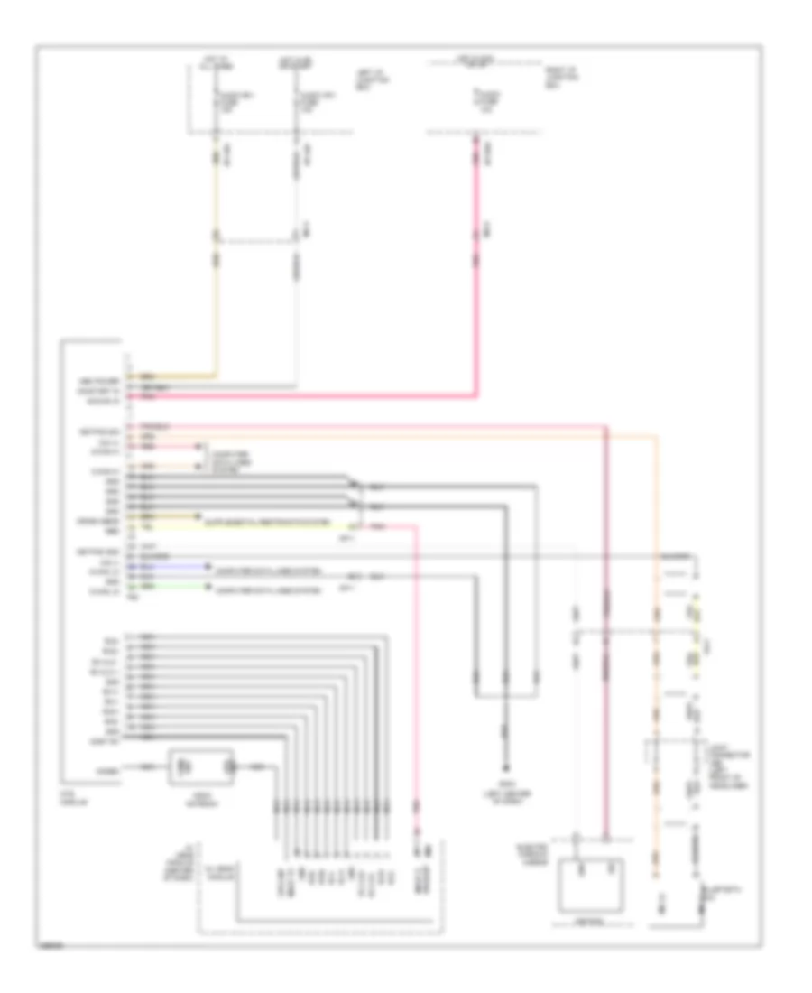 Электросхема мобильной системы Телематик для Hyundai Genesis 4.6 2012