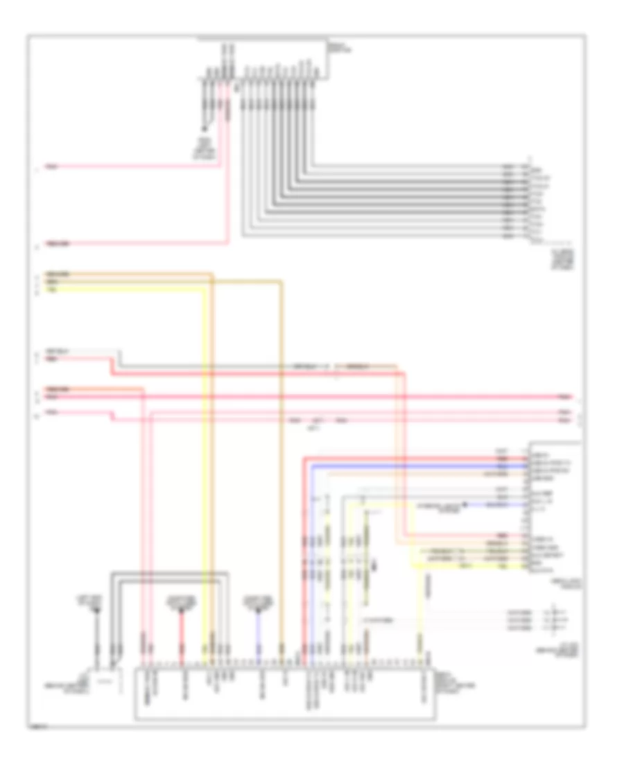 Электросхема информационной мультимедии водителя (2 из 4) для Hyundai Genesis 4.6 2012