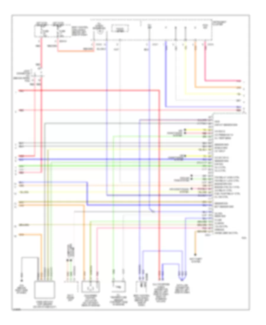 2.0L, Электросхема системы управления двигателя (3 из 4) для Hyundai Tiburon SE 2006