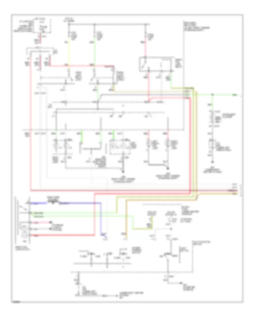 Электросхема фар, С DRL (1 из 2) для Hyundai Tucson GLS 2006