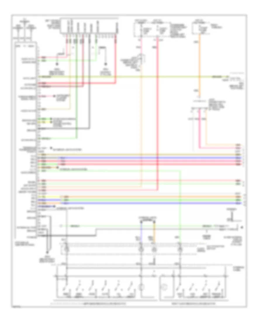 Radio Wiring Diagram, withNavigation & withУсилитель JBL (1 из 2) для Hyundai Azera GLS 2010