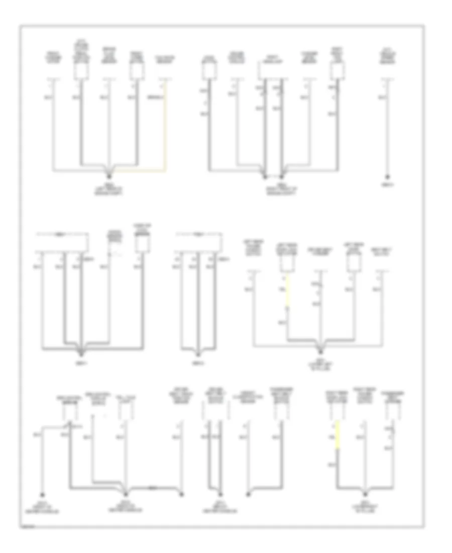 Электросхема подключение массы заземления (2 из 3) для Hyundai Elantra GLS 2010
