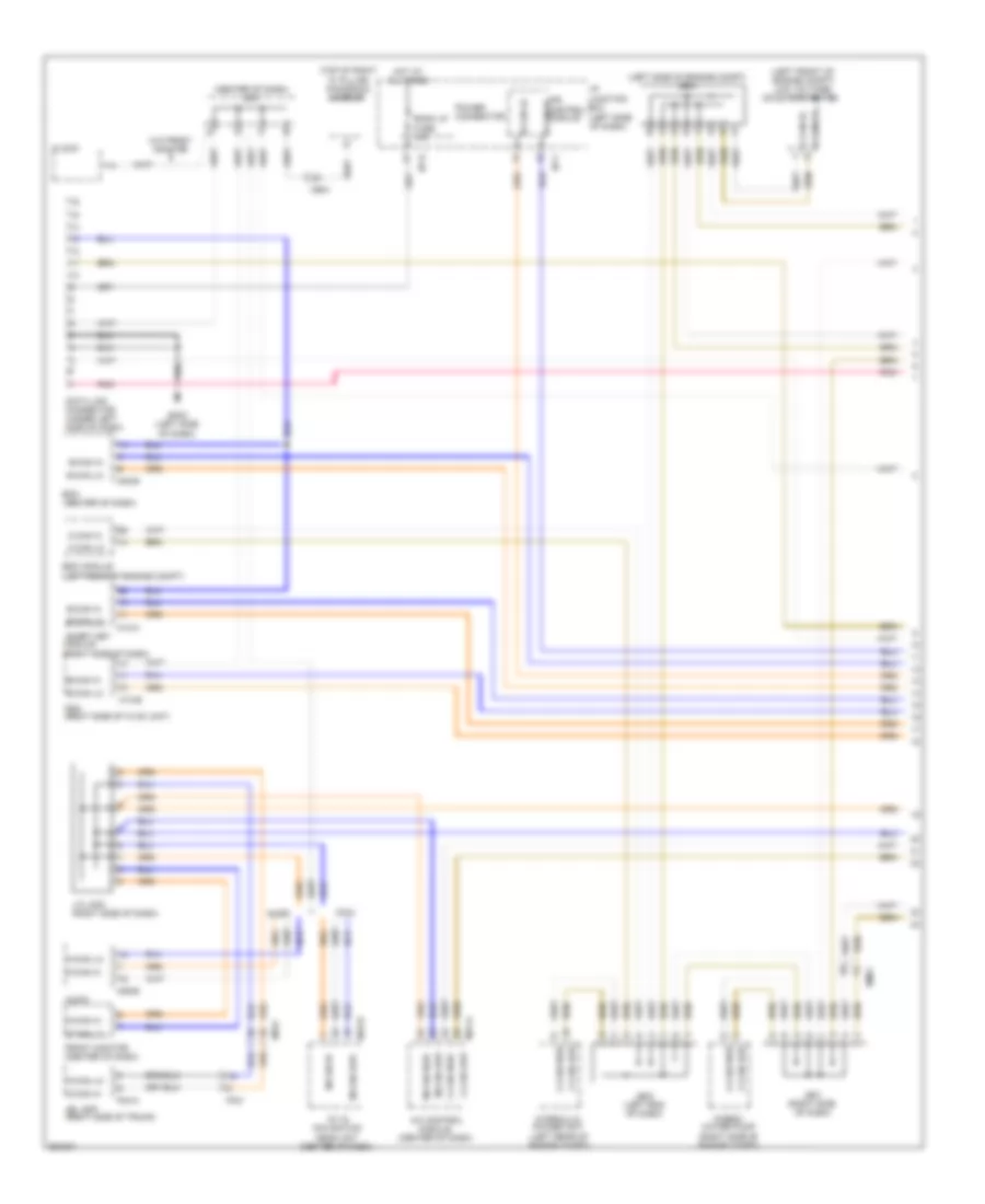 Электросхема линии передачи данных CAN, гибрид (1 из 2) для Hyundai Sonata GLS 2012