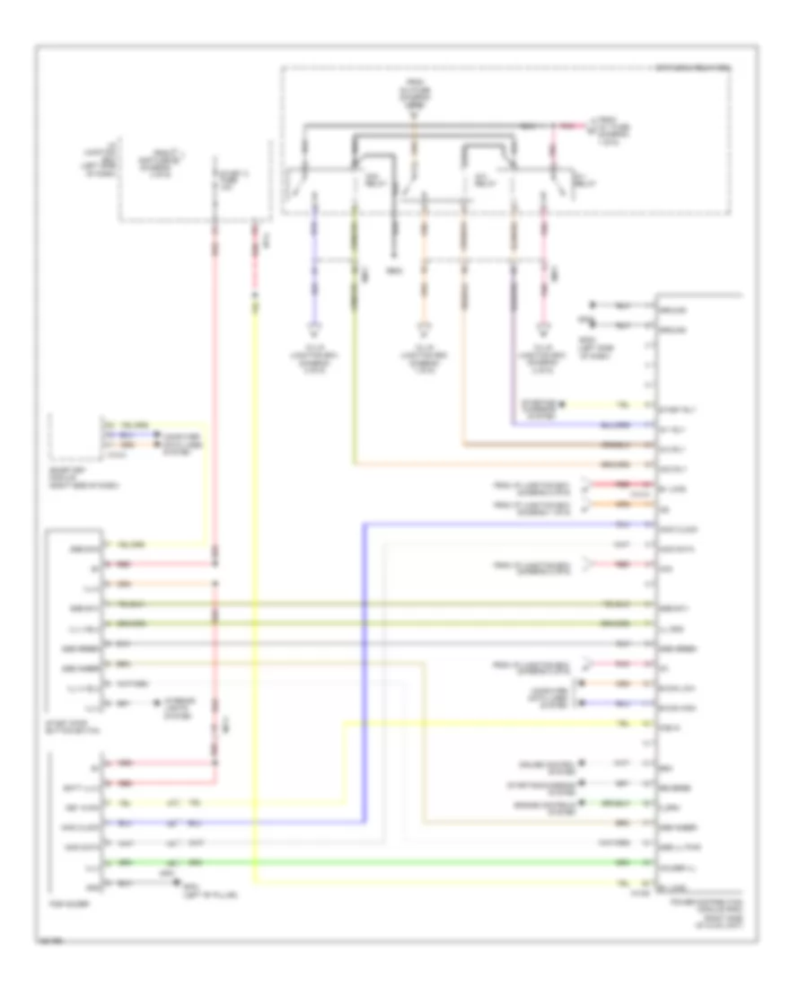 Электросхема блока предохранителей и реле, гибрид (6 из 6) для Hyundai Sonata GLS 2012