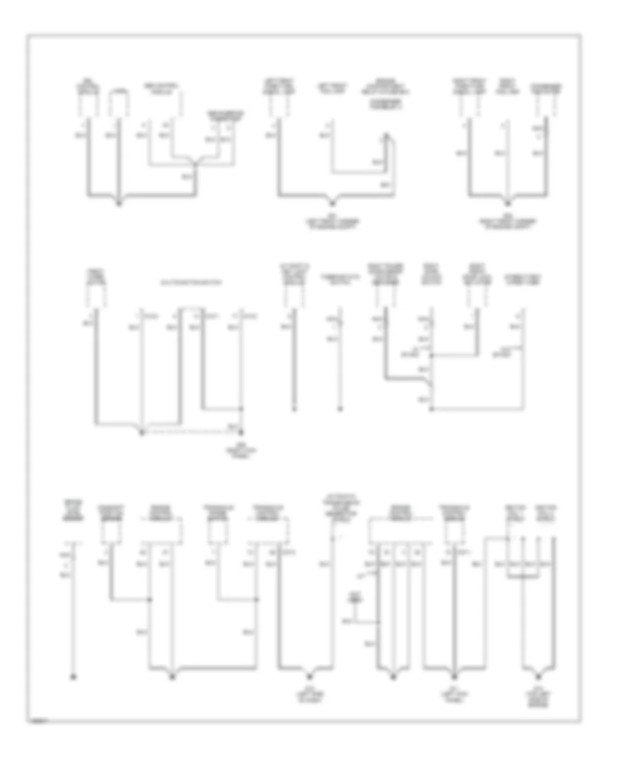 Электросхема подключение массы заземления (1 из 3) для Hyundai Accent GS 2002