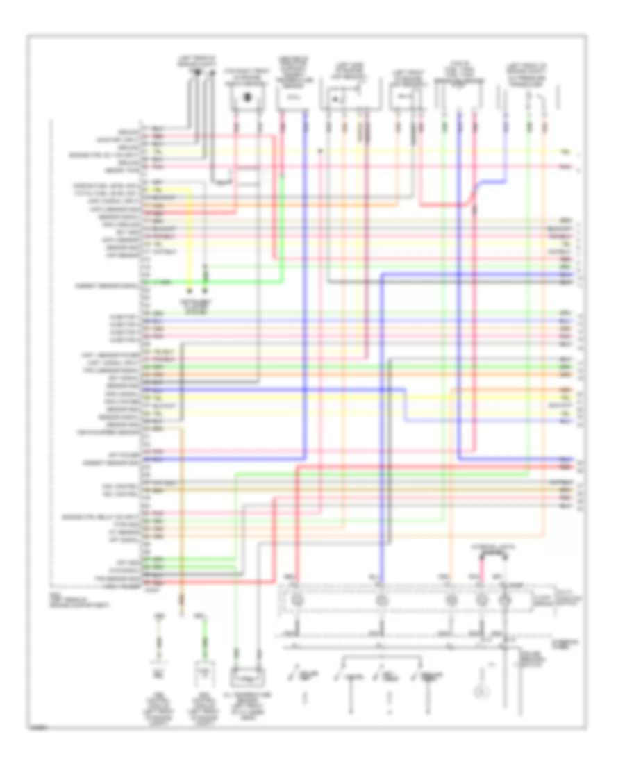 2.0L, Электросхема системы управления двигателя (1 из 5) для Hyundai Genesis Coupe 2.0T 2010