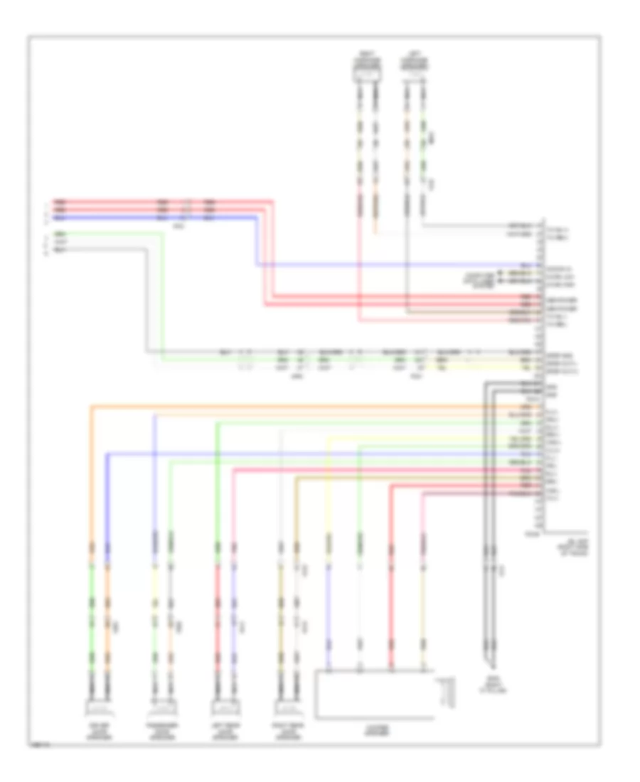 Radio Wiring Diagram, Hybrid without Navigation & withУсилитель JBL (2 из 2) для Hyundai Sonata SE 2012