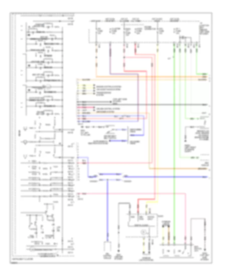 Электросхема панели приборов, С Стандартная комплектация Приборной панели (1 из 2) для Hyundai Accent GS 2013