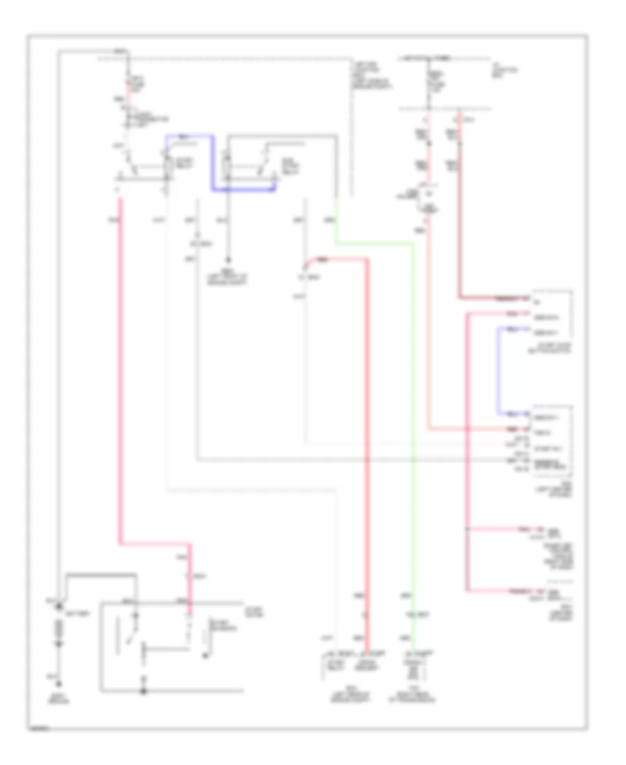 Radio Wiring Diagram, without Navigation & withУсилитель AV (1 из 2) для Hyundai Azera GLS 2011