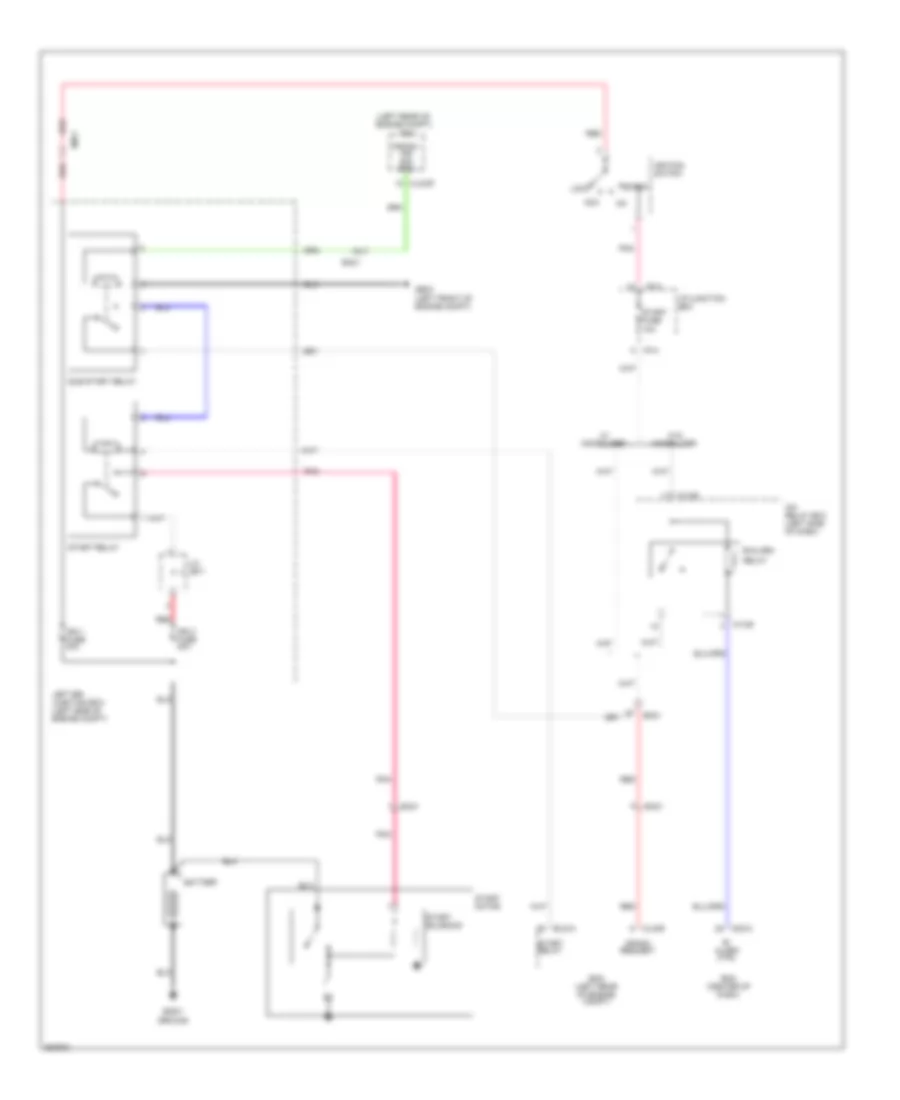 Radio Wiring Diagram, without Navigation & withУсилитель AV (2 из 2) для Hyundai Azera GLS 2011