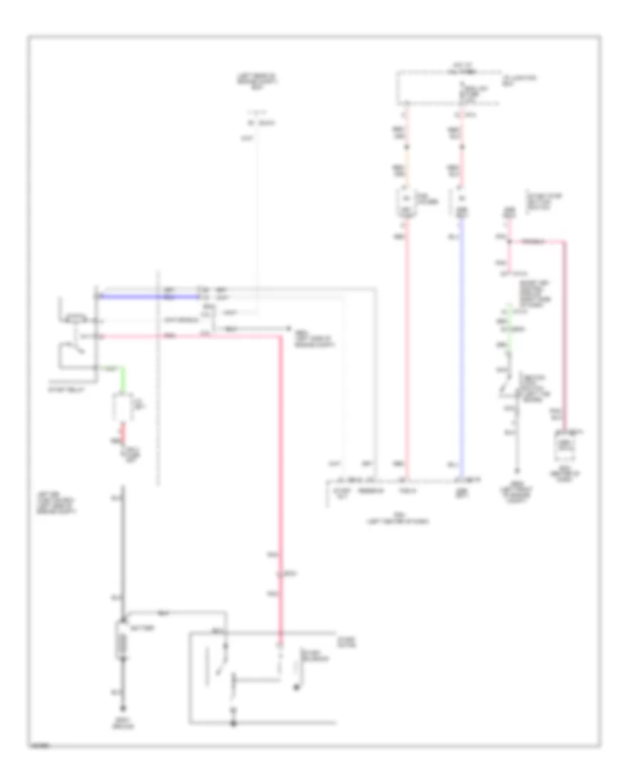 Radio Wiring Diagram, without Navigation & withУсилитель JBL (1 из 2) для Hyundai Azera GLS 2011