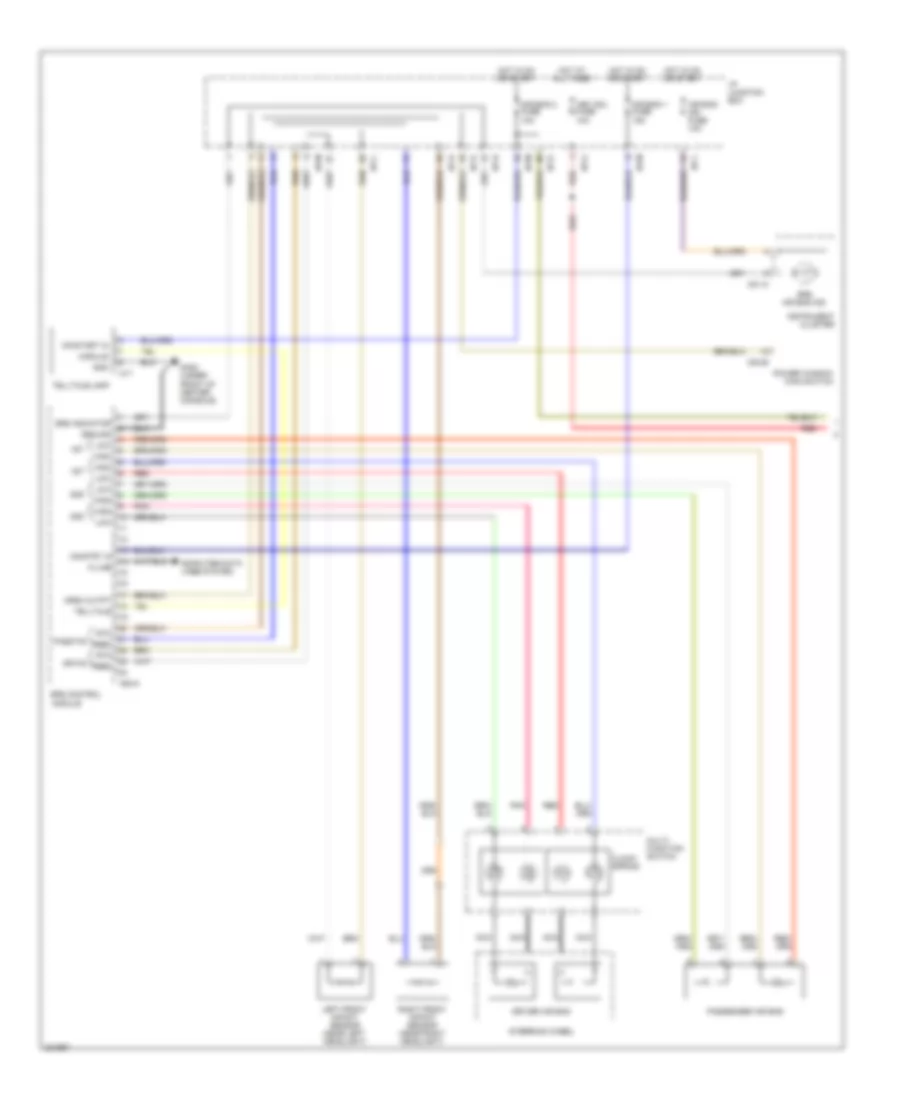 Radio Wiring Diagram, without Navigation & withУсилитель JBL (2 из 2) для Hyundai Azera GLS 2011
