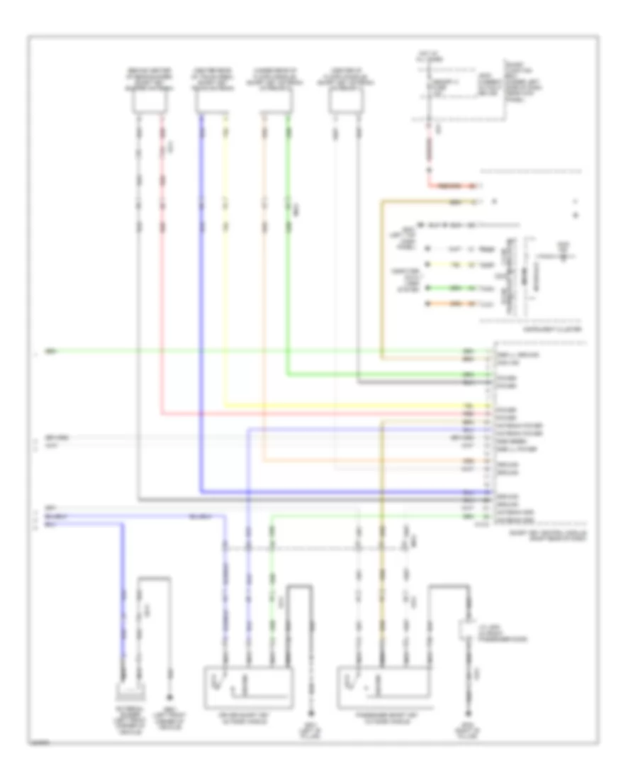 Электросхема иммобилайзера, С Система безключевого доступа (3 из 3) для Hyundai Elantra GT 2013
