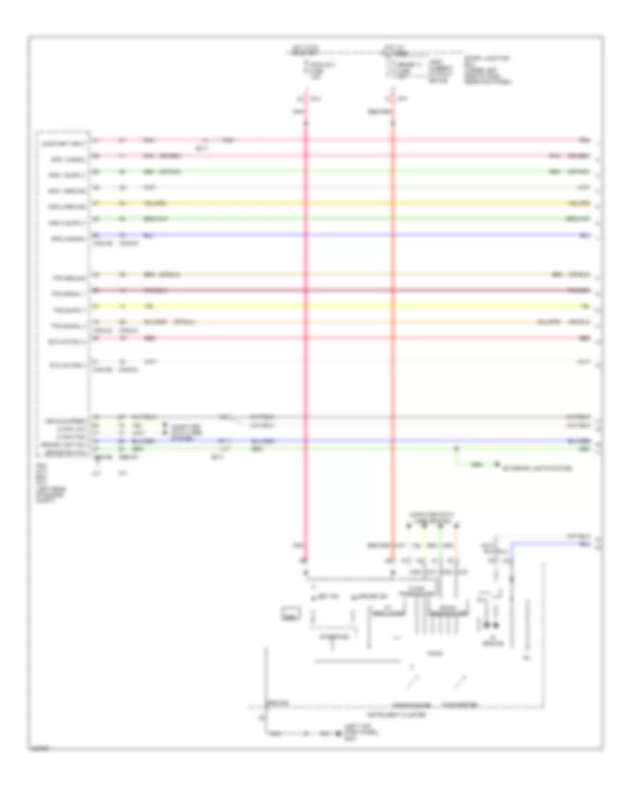 Электросхема системы круизконтроля (1 из 3) для Hyundai Elantra GT 2013