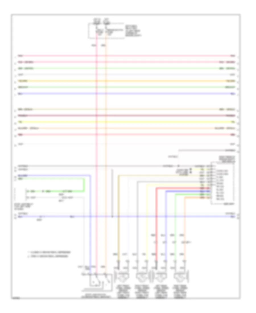 Электросхема системы круизконтроля (2 из 3) для Hyundai Elantra GT 2013