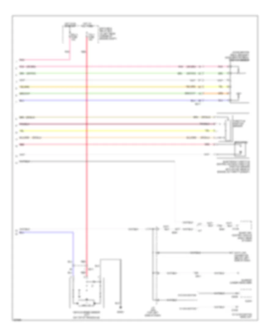 Электросхема системы круизконтроля (3 из 3) для Hyundai Elantra GT 2013